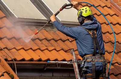 Démoussage et hydrofuge de toiture au Hamel